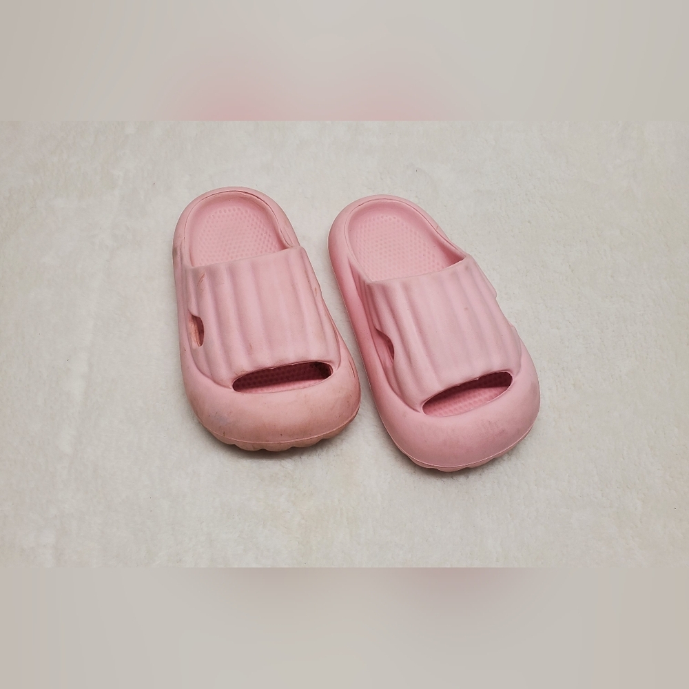Kids Pink Slip-On Shoes